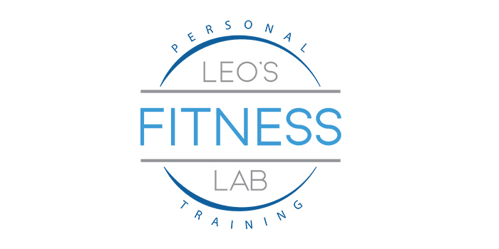 an image of the Leo's Fitness Lab logo on a white background.